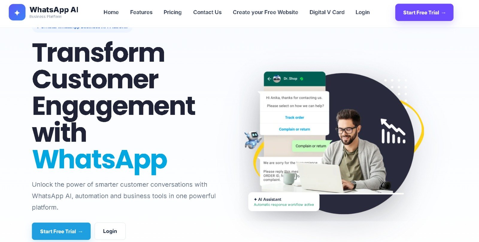  WhatsApp AI Assistant & AI Chat Bot